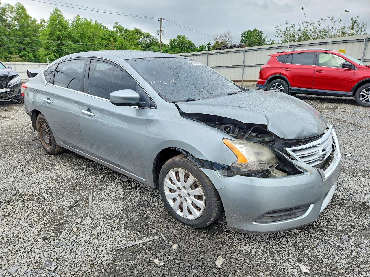 2013 Nissan Sentra S Silver vin: 3N1AB7AP2DL700276