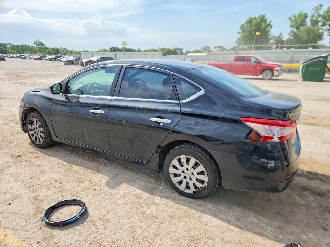 2013 Nissan Sentra S Black vin: 3N1AB7AP2DL707535