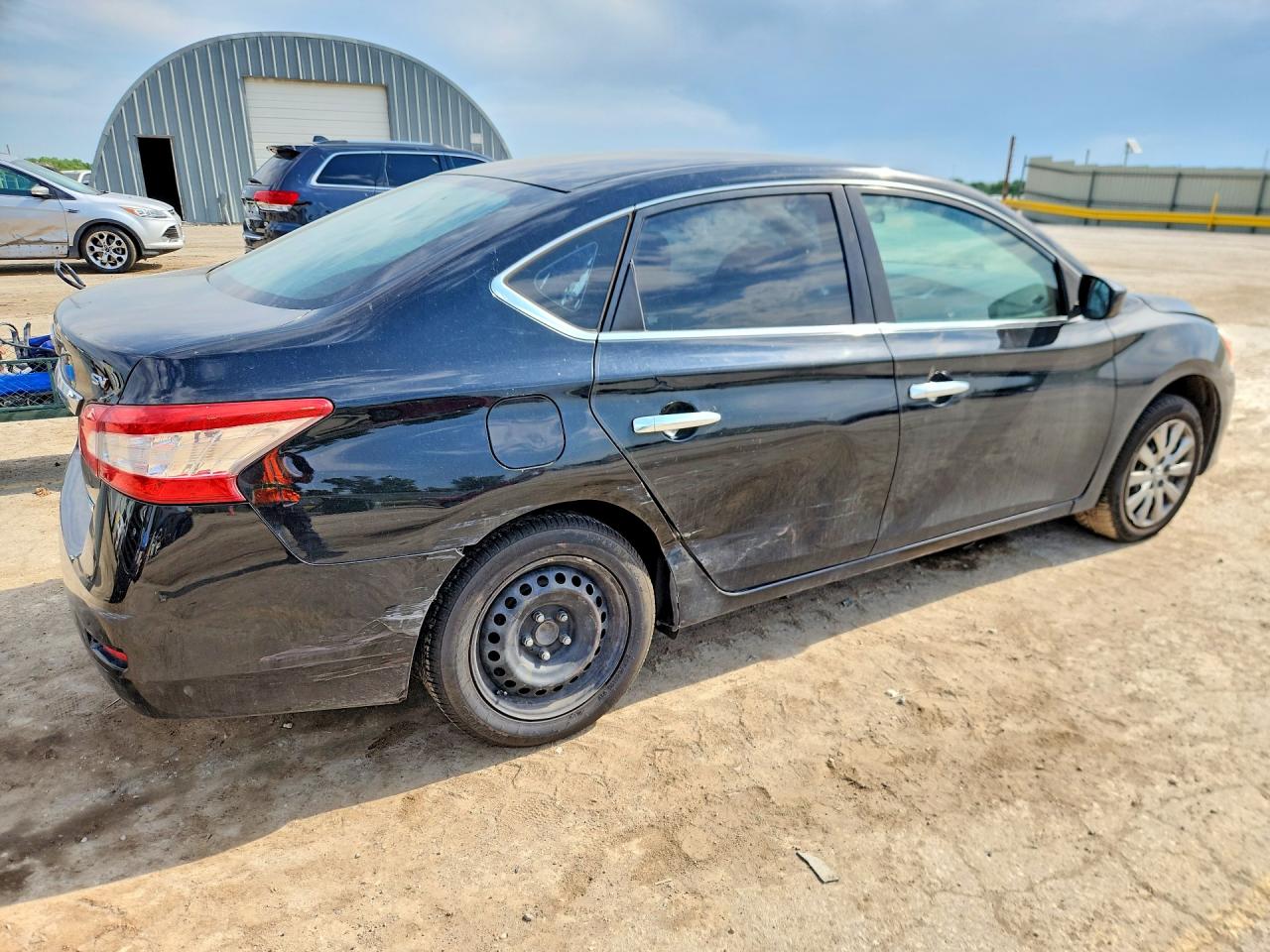 2013 Nissan Sentra S Black vin: 3N1AB7AP2DL707535