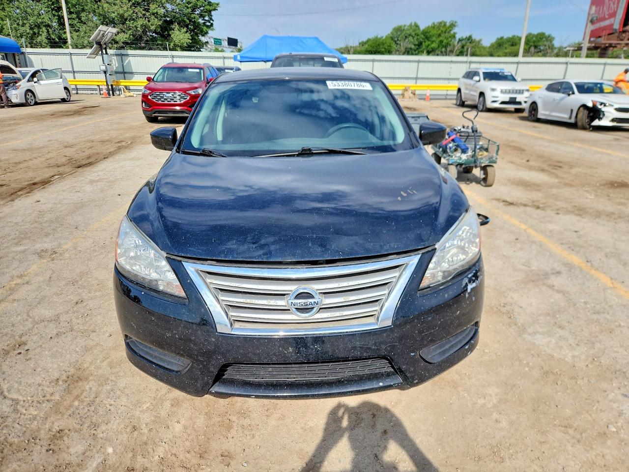 2013 Nissan Sentra S Black vin: 3N1AB7AP2DL707535