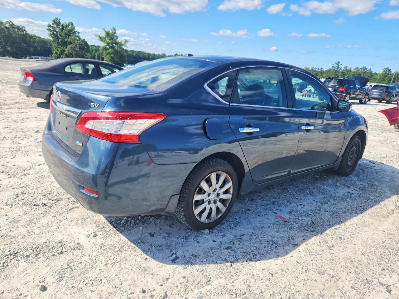 2013 Nissan Sentra S Blue vin: 3N1AB7AP2DL709740
