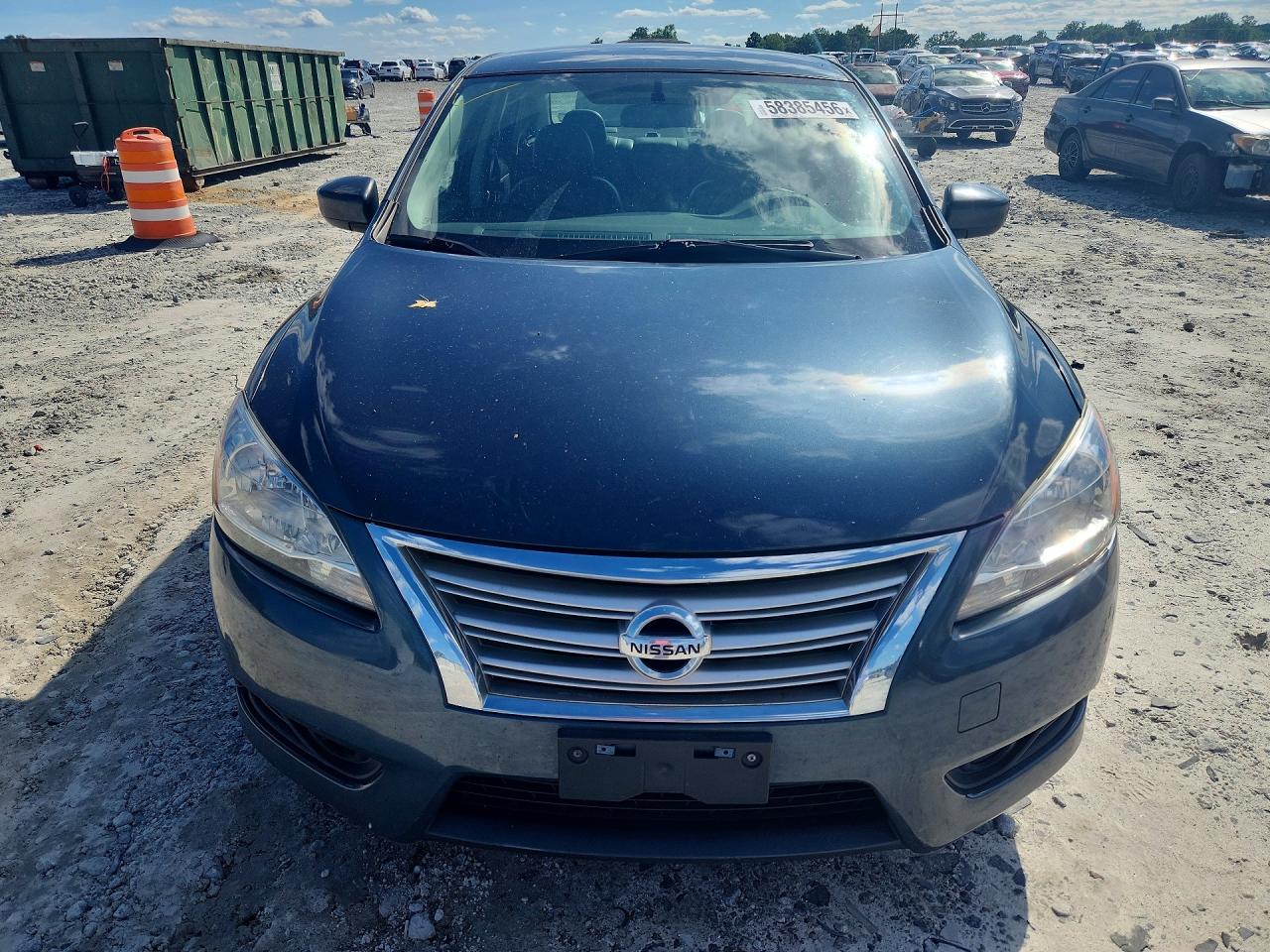 2013 Nissan Sentra S Blue vin: 3N1AB7AP2DL709740