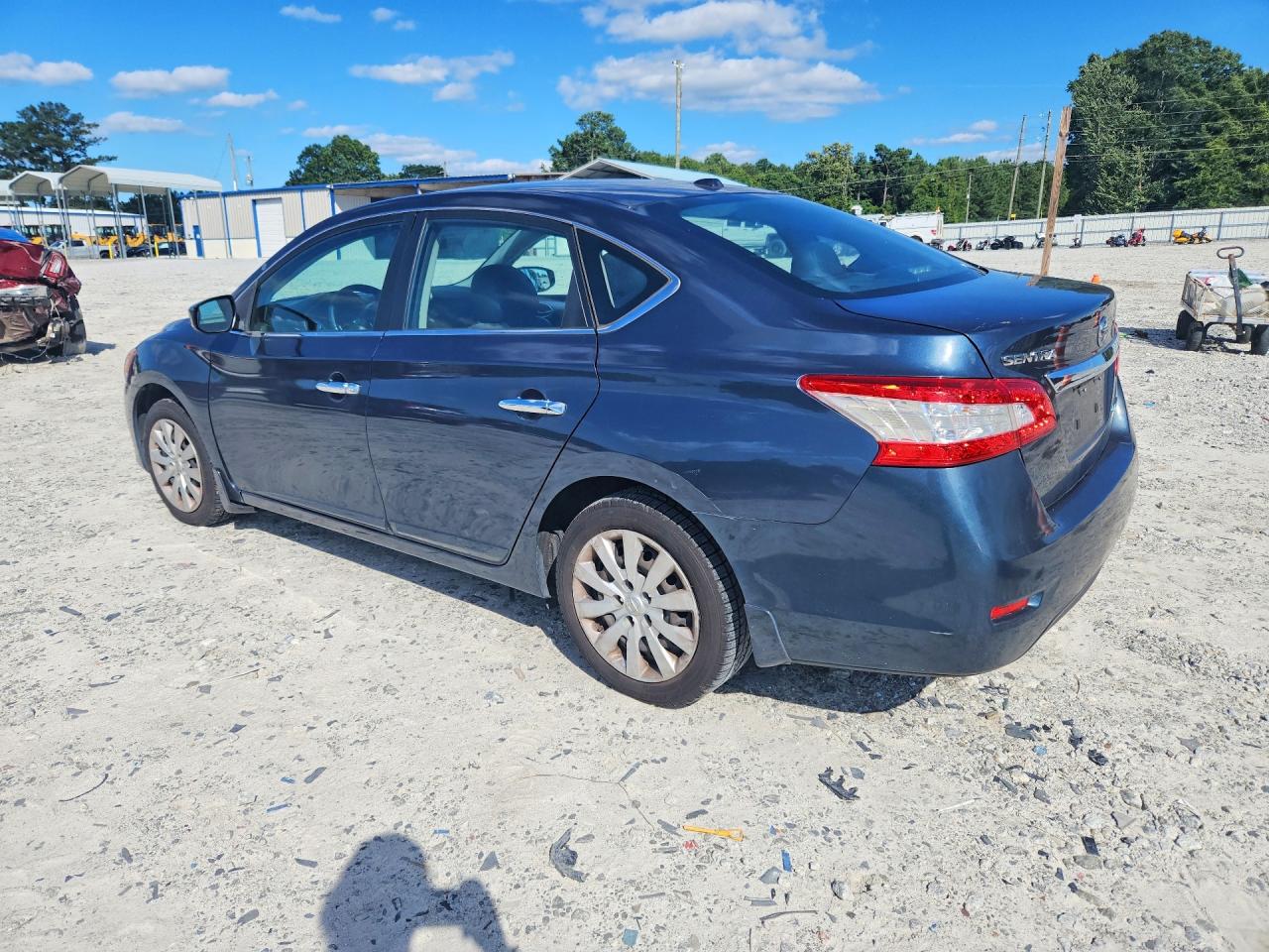 2013 Nissan Sentra S Blue vin: 3N1AB7AP2DL709740