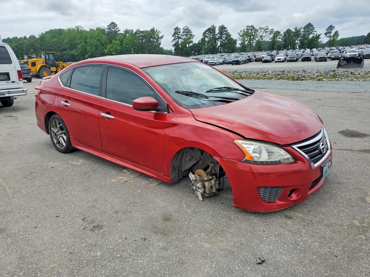 2013 Nissan Sentra S Burgundy vin: 3N1AB7AP2DL711990