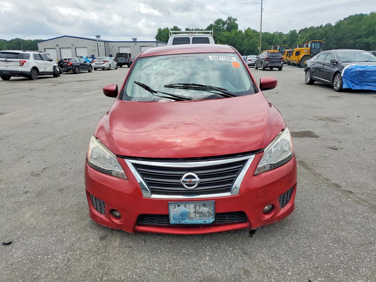 2013 Nissan Sentra S Burgundy vin: 3N1AB7AP2DL711990
