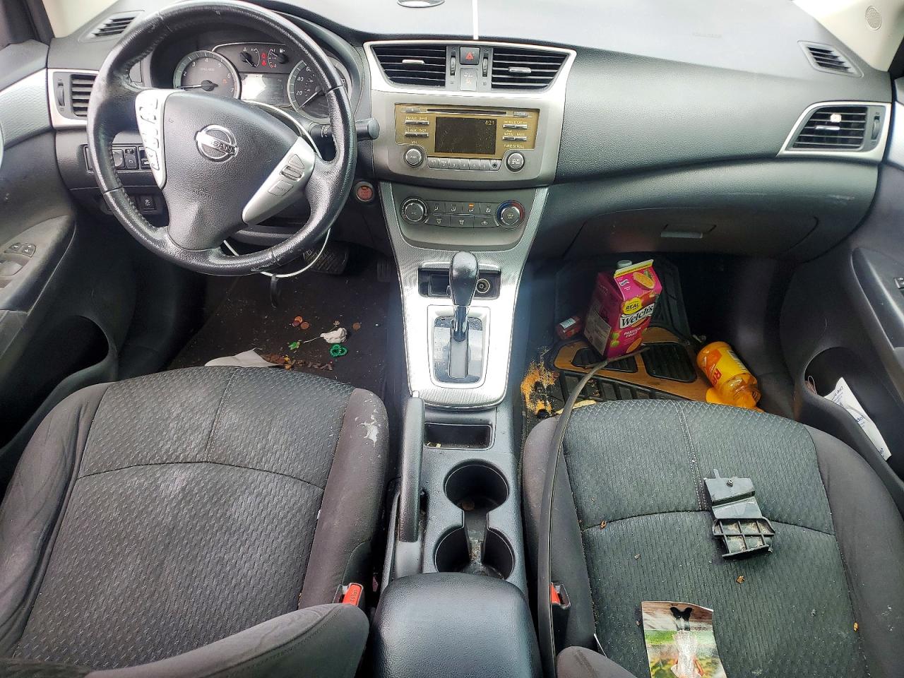 2013 Nissan Sentra S Burgundy vin: 3N1AB7AP2DL711990