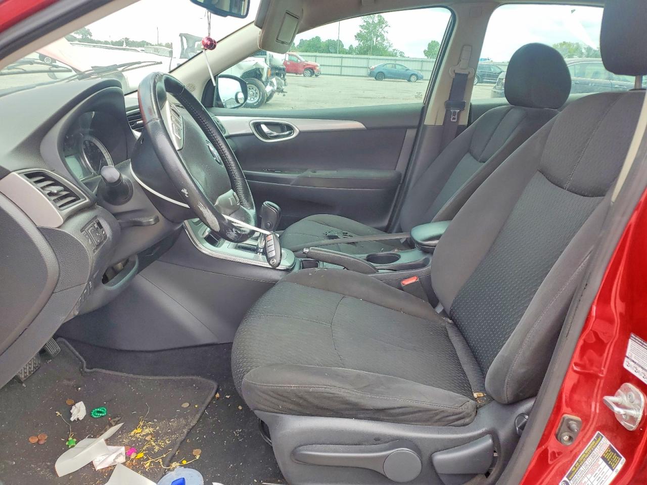 2013 Nissan Sentra S Burgundy vin: 3N1AB7AP2DL711990