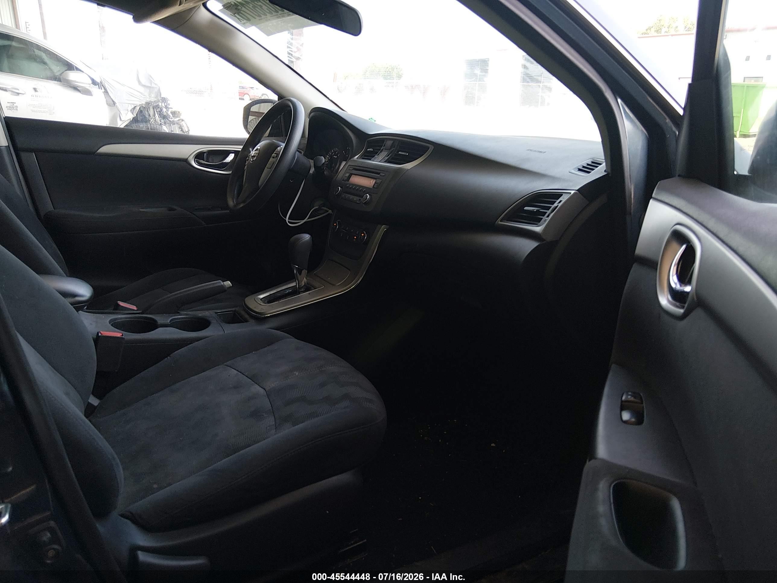 2013 Nissan Sentra Sv Синий vin: 3N1AB7AP2DL715232
