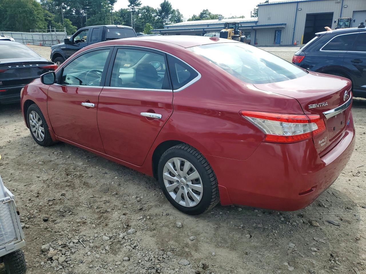2013 Nissan Sentra S Red vin: 3N1AB7AP2DL722777