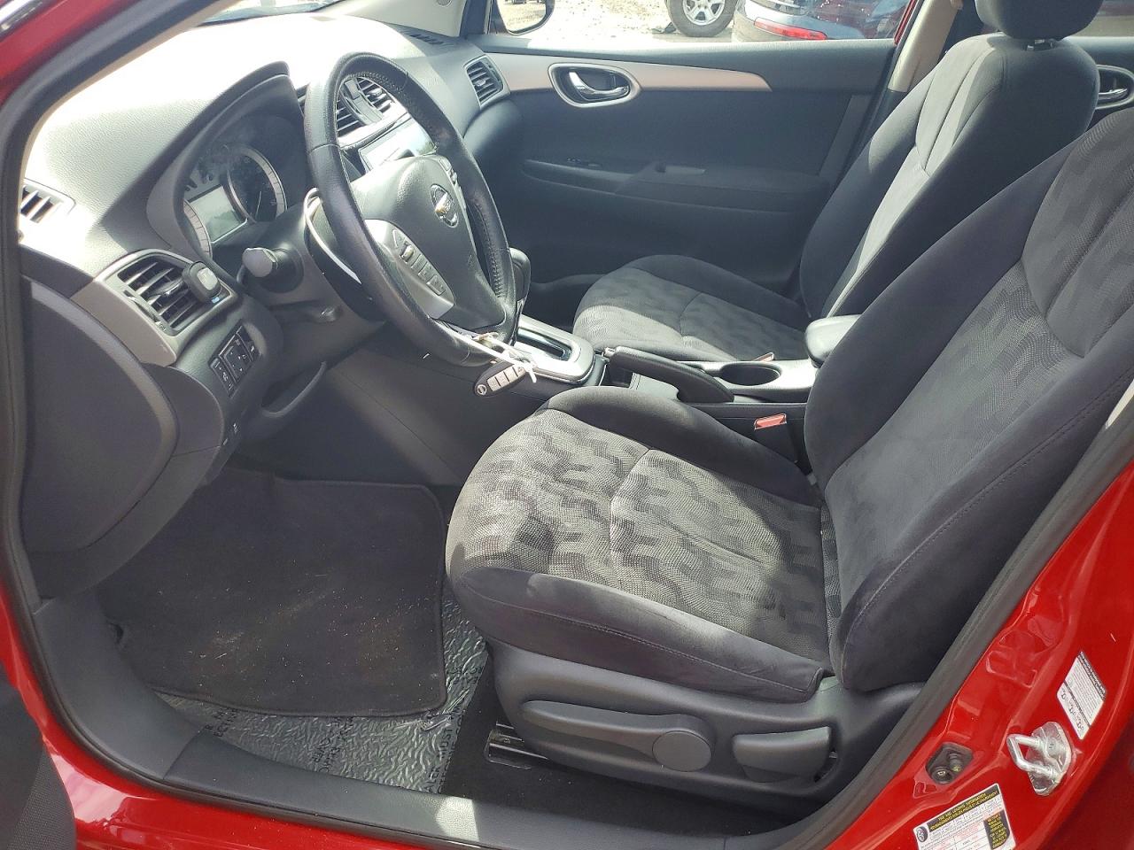 2013 Nissan Sentra S Red vin: 3N1AB7AP2DL722777