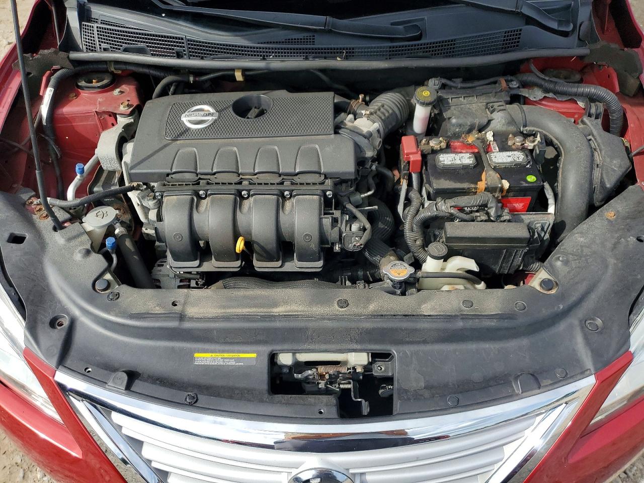2013 Nissan Sentra S Red vin: 3N1AB7AP2DL722777
