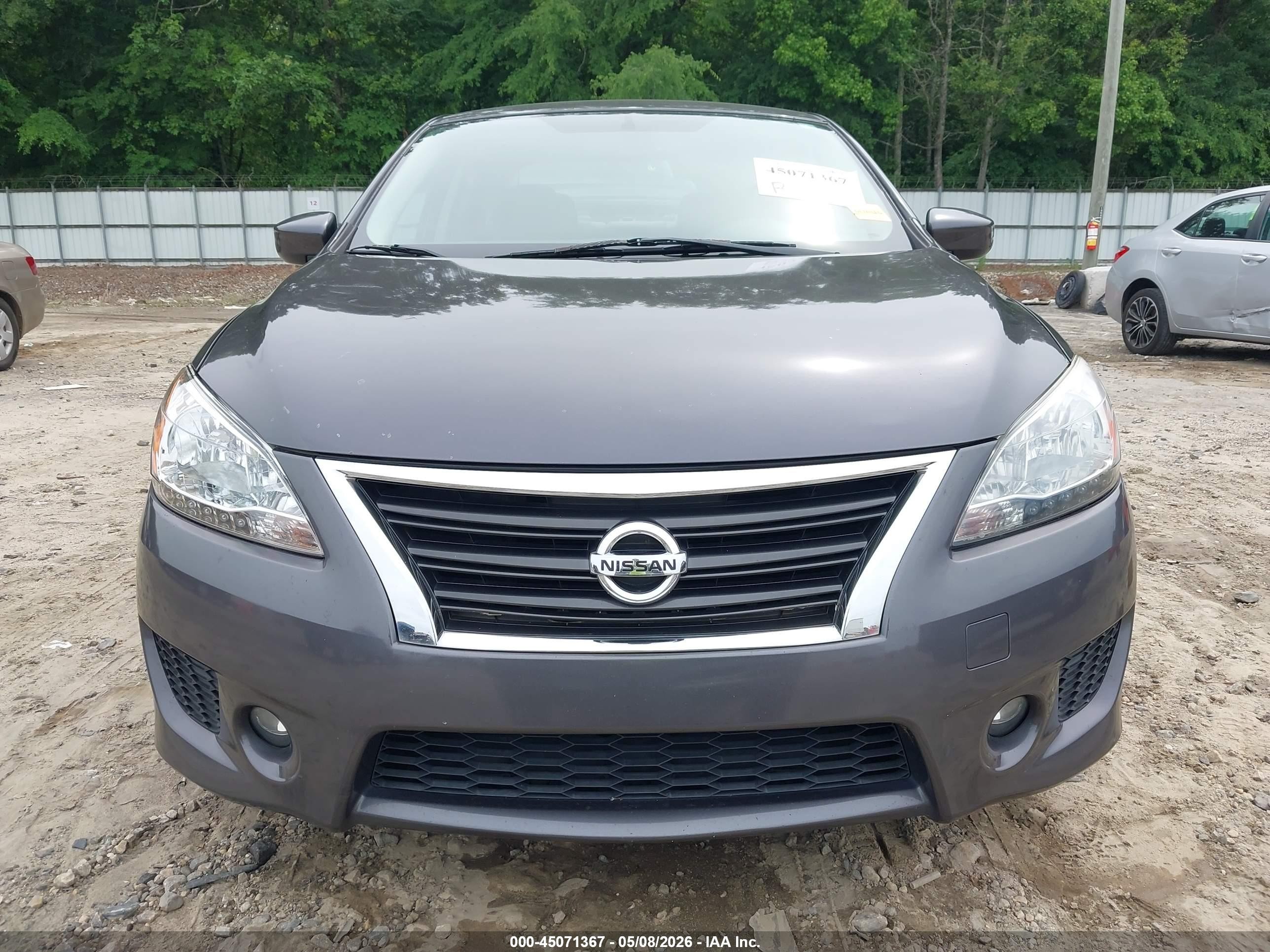 2013 Nissan Sentra Sr Gray vin: 3N1AB7AP2DL727784