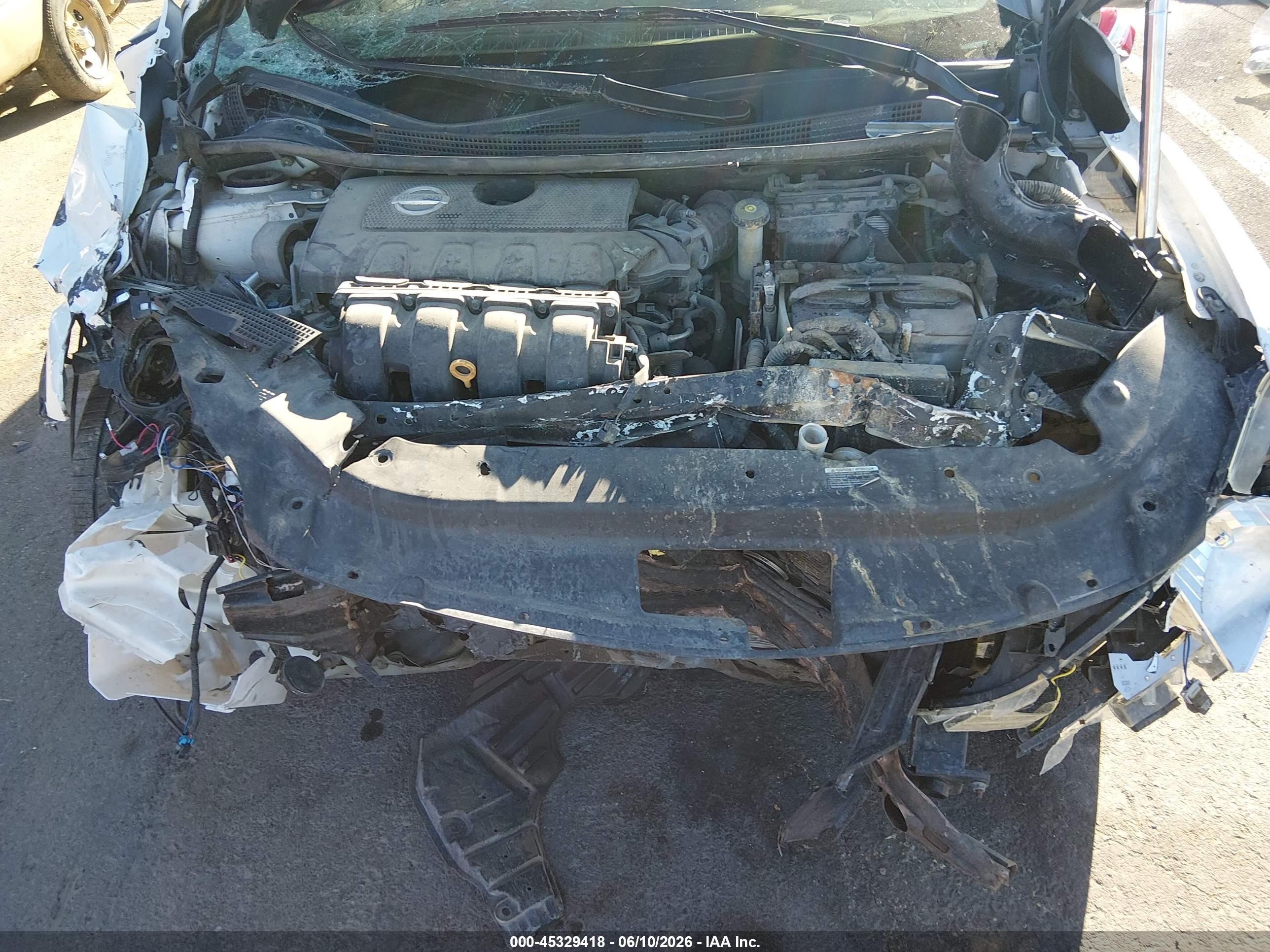 2013 Nissan Sentra Sv White vin: 3N1AB7AP2DL728868