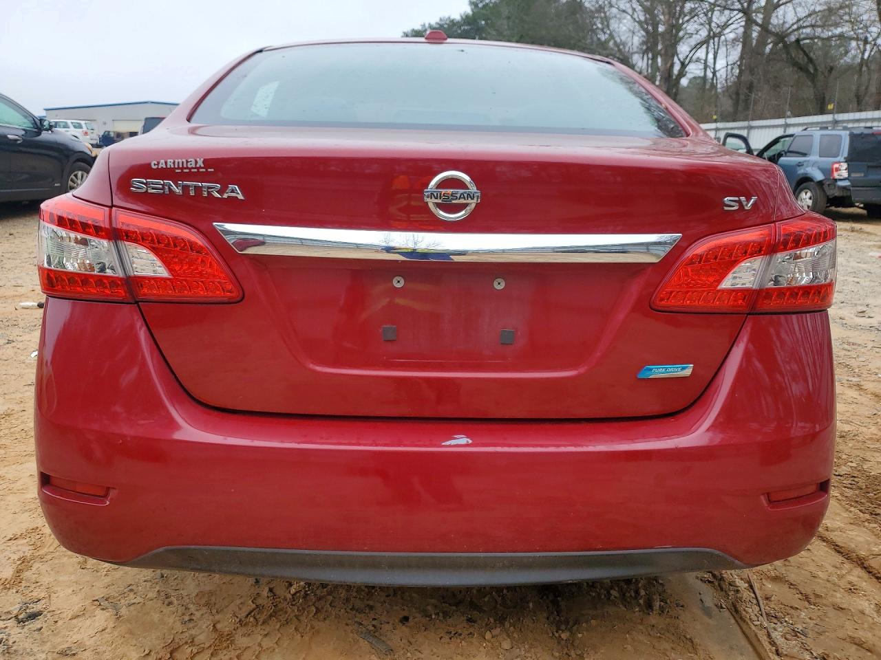 2013 Nissan Sentra S Red vin: 3N1AB7AP2DL731432