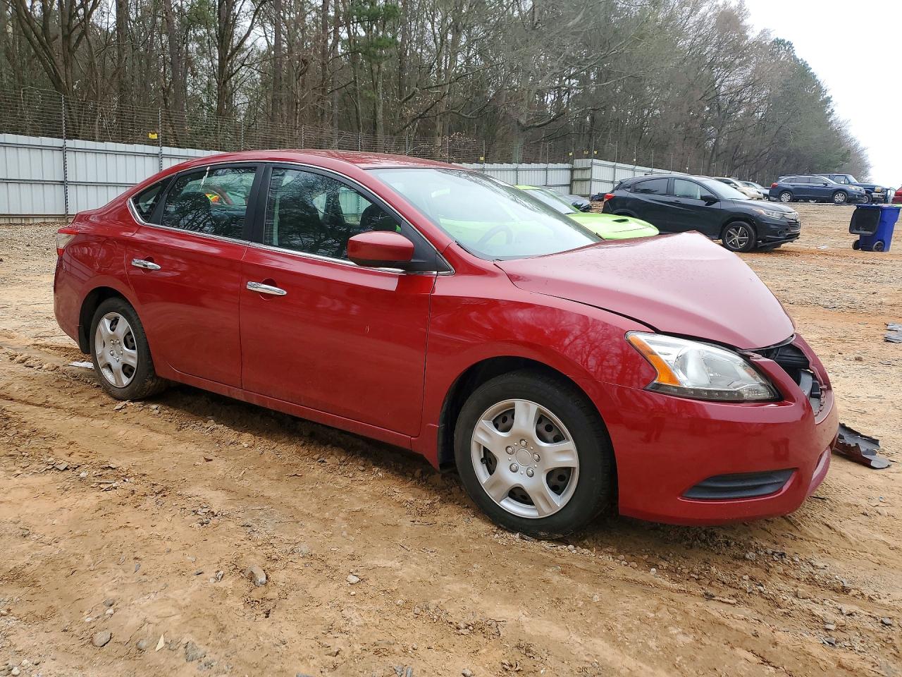 2013 Nissan Sentra S Red vin: 3N1AB7AP2DL731432