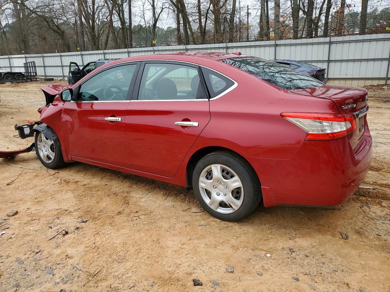 2013 Nissan Sentra S Red vin: 3N1AB7AP2DL731432