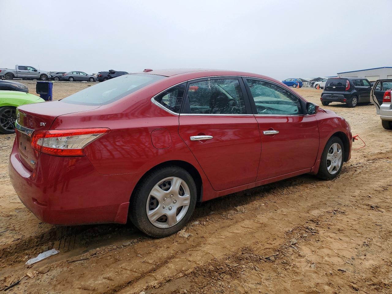 2013 Nissan Sentra S Red vin: 3N1AB7AP2DL731432
