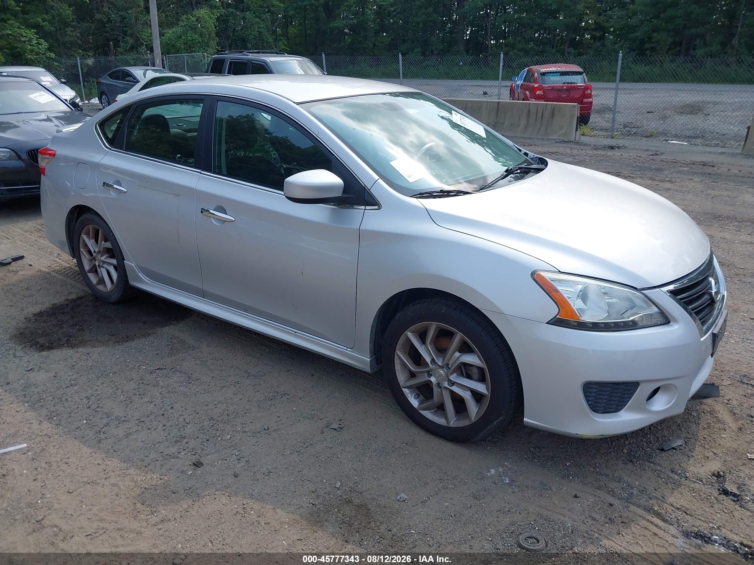 2013 Nissan Sentra Sr Серый vin: 3N1AB7AP2DL738462