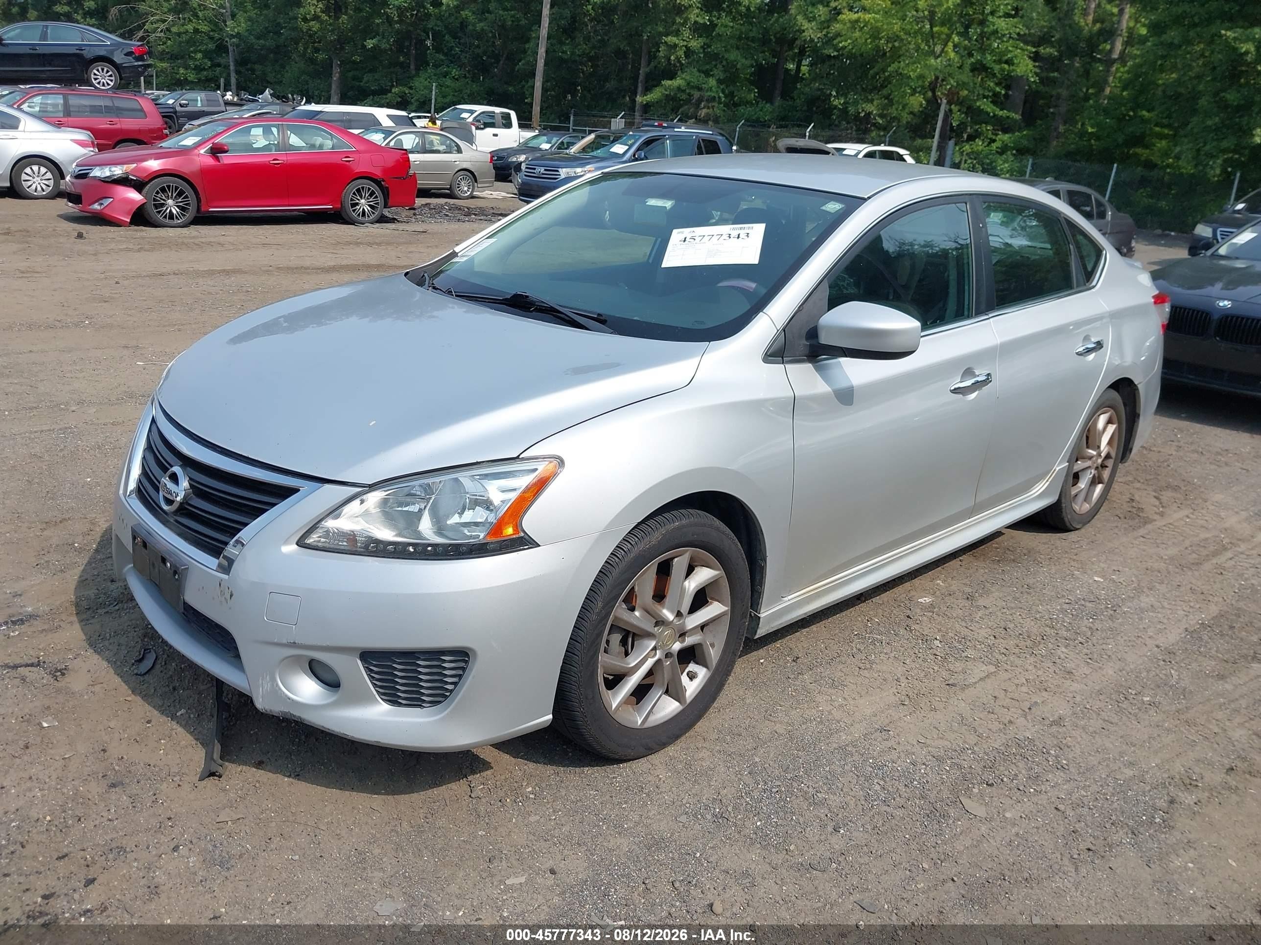 2013 Nissan Sentra Sr Gray vin: 3N1AB7AP2DL738462