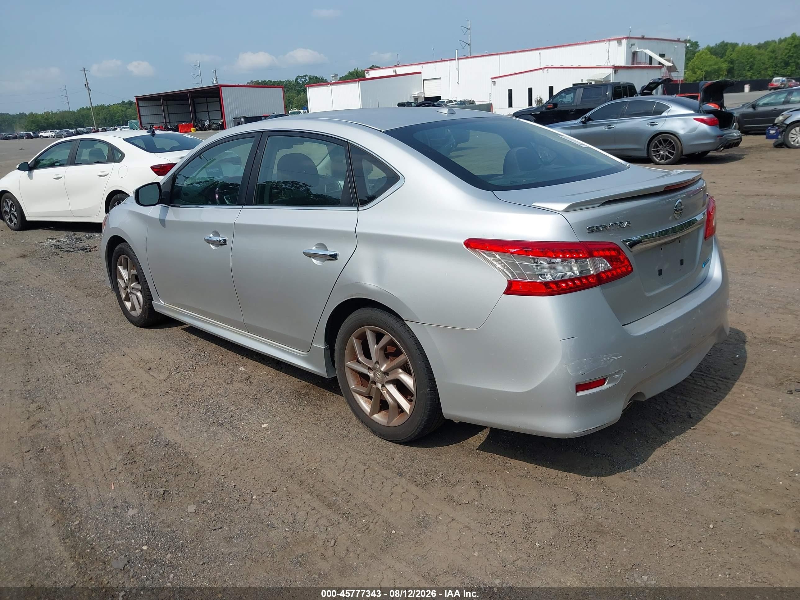 2013 Nissan Sentra Sr Gray vin: 3N1AB7AP2DL738462