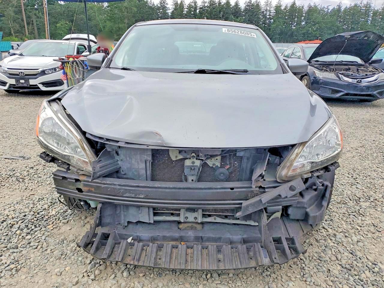 2013 Nissan Sentra S Silver vin: 3N1AB7AP2DL740826
