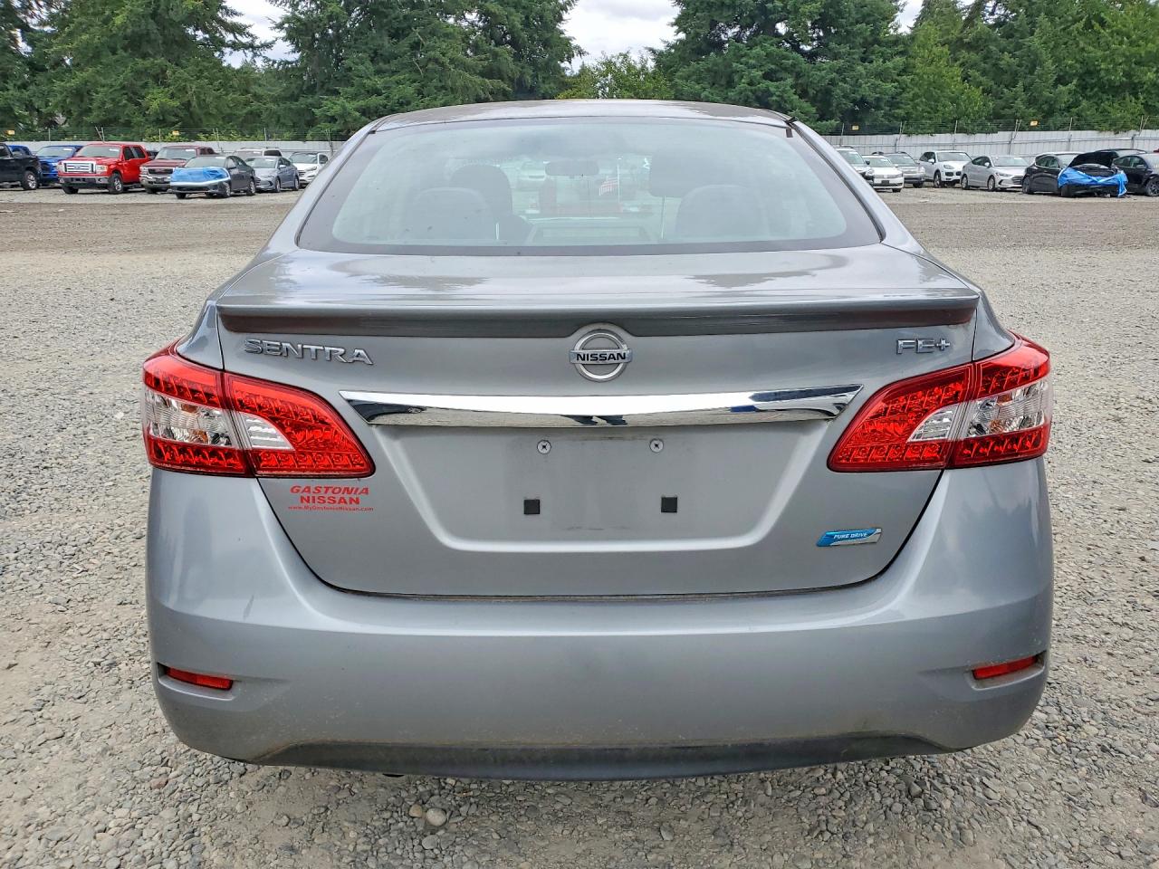 2013 Nissan Sentra S Silver vin: 3N1AB7AP2DL740826