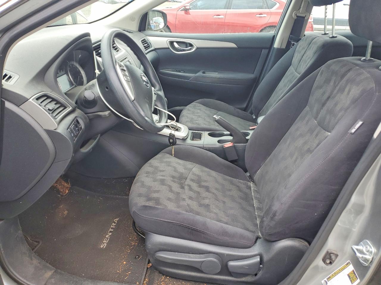2013 Nissan Sentra S Silver vin: 3N1AB7AP2DL740826