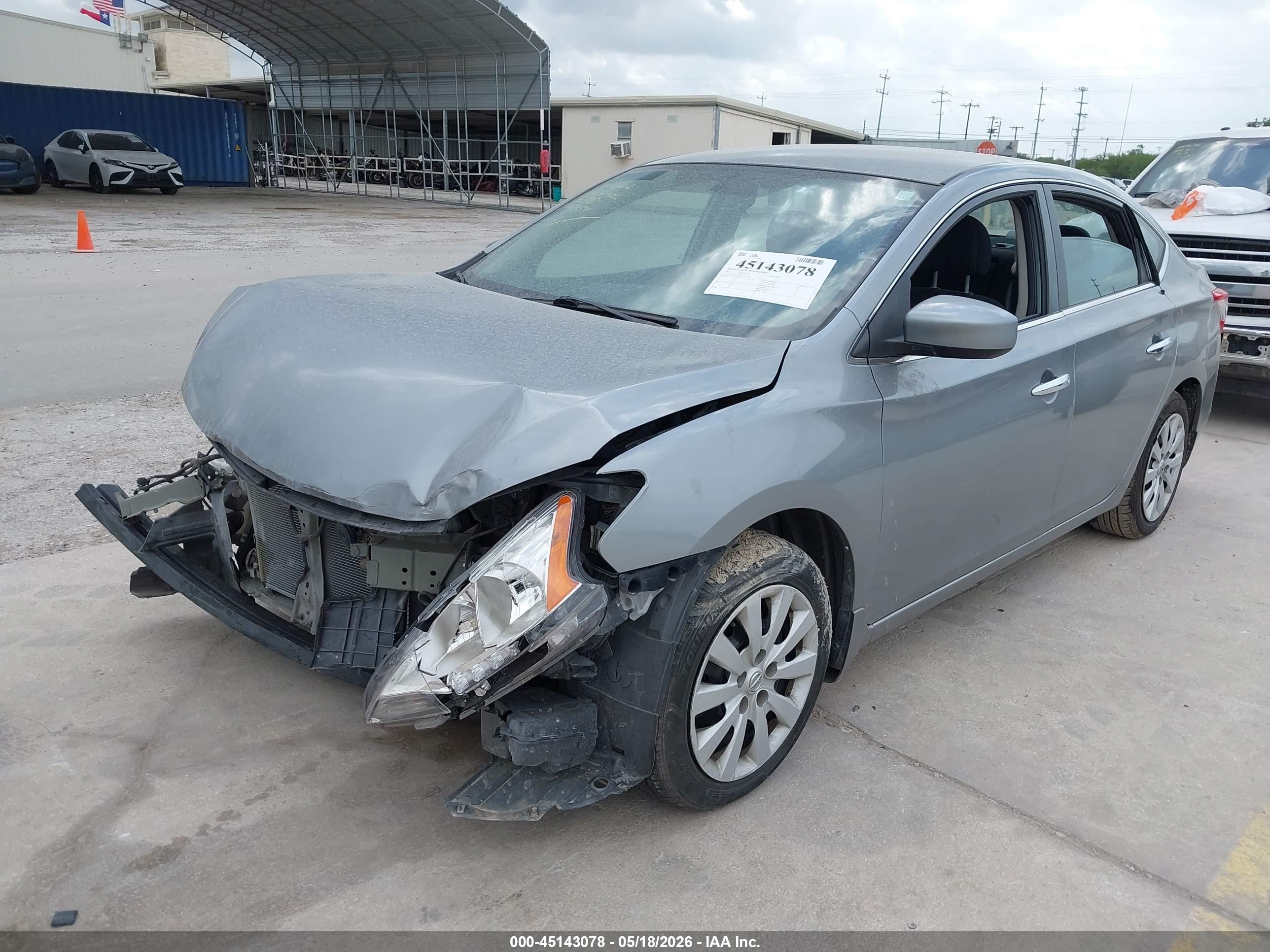 2013 Nissan Sentra S Silver vin: 3N1AB7AP2DL741359