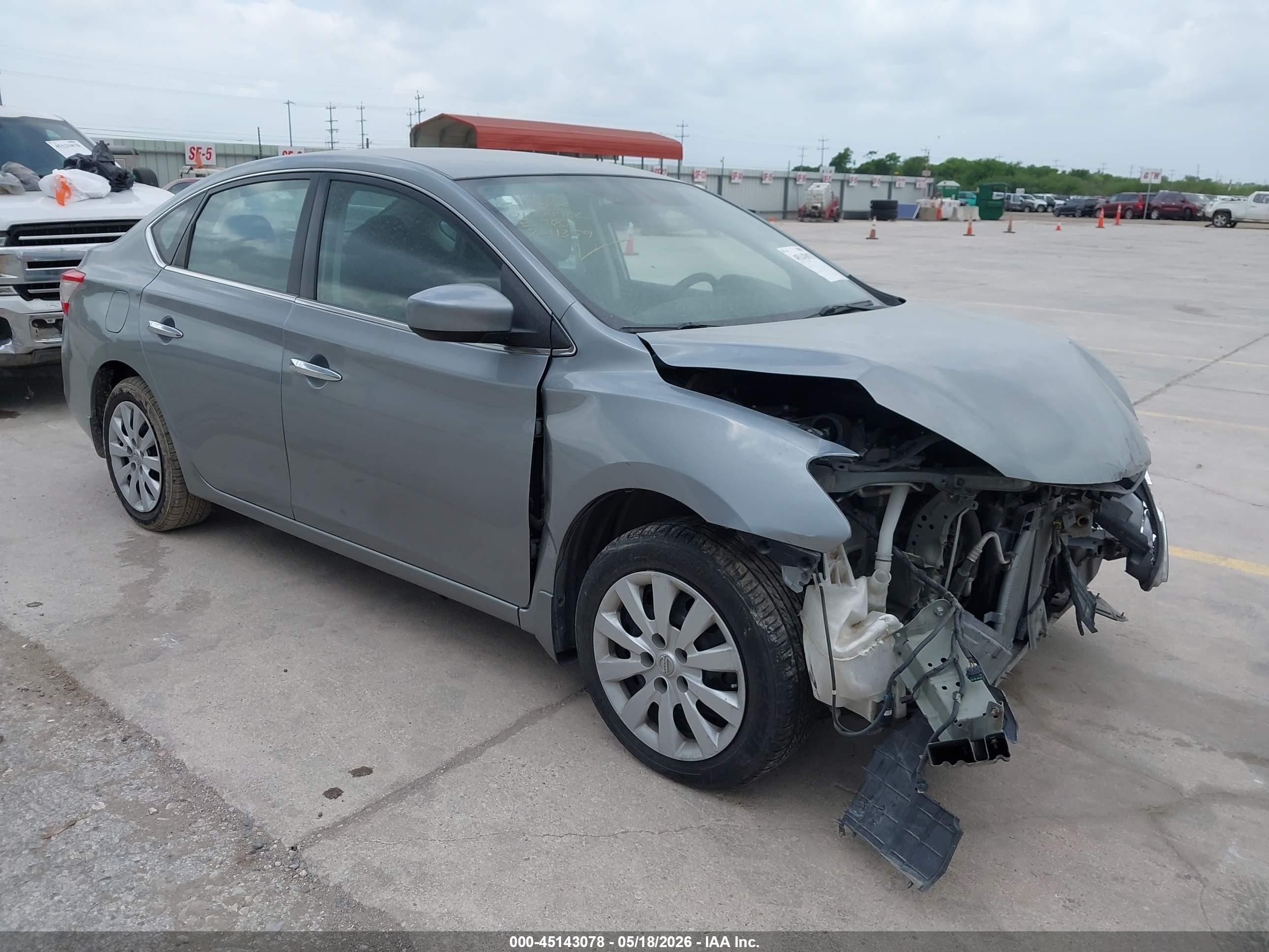 2013 Nissan Sentra S Silver vin: 3N1AB7AP2DL741359
