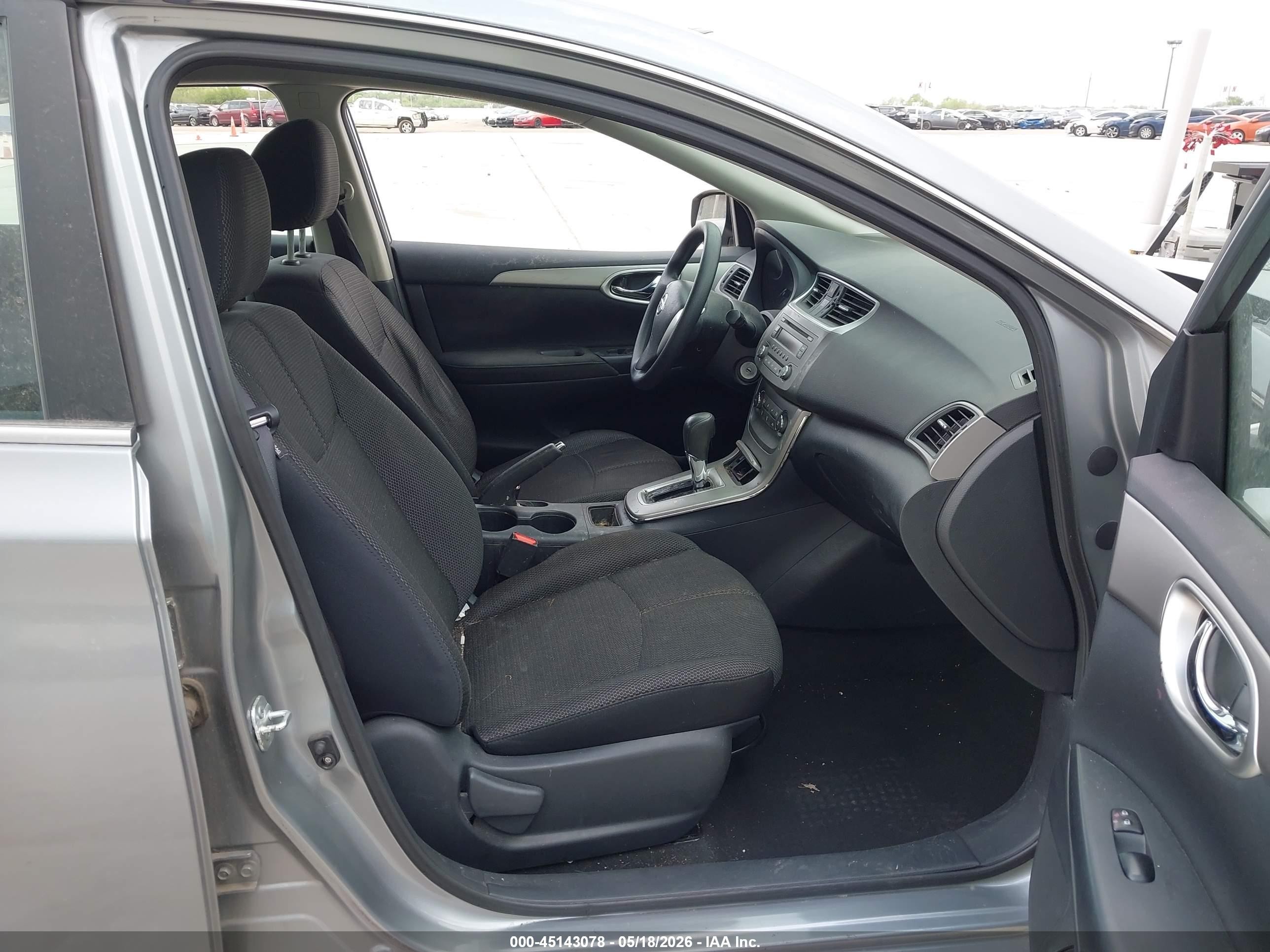 2013 Nissan Sentra S Silver vin: 3N1AB7AP2DL741359