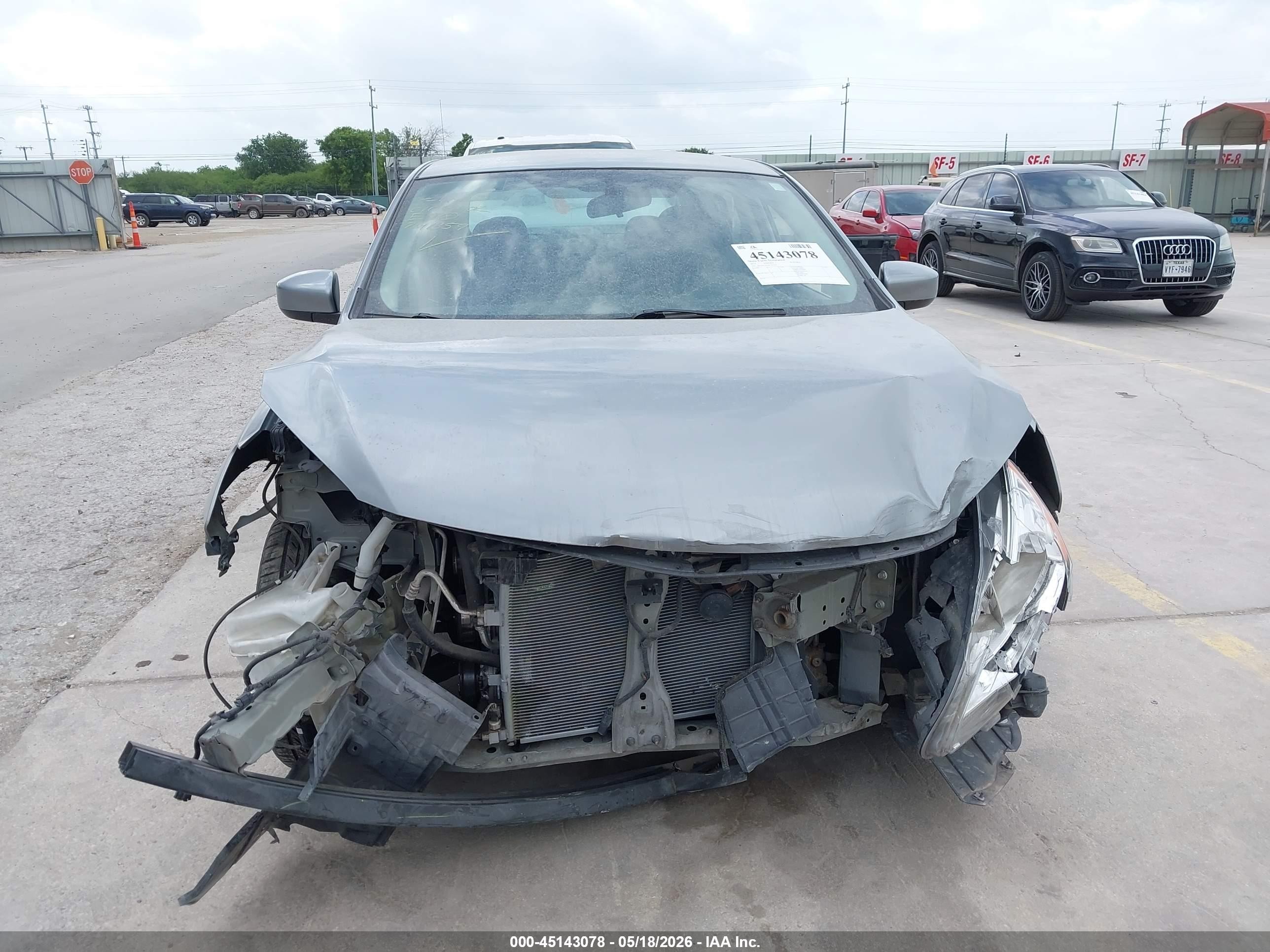 2013 Nissan Sentra S Silver vin: 3N1AB7AP2DL741359