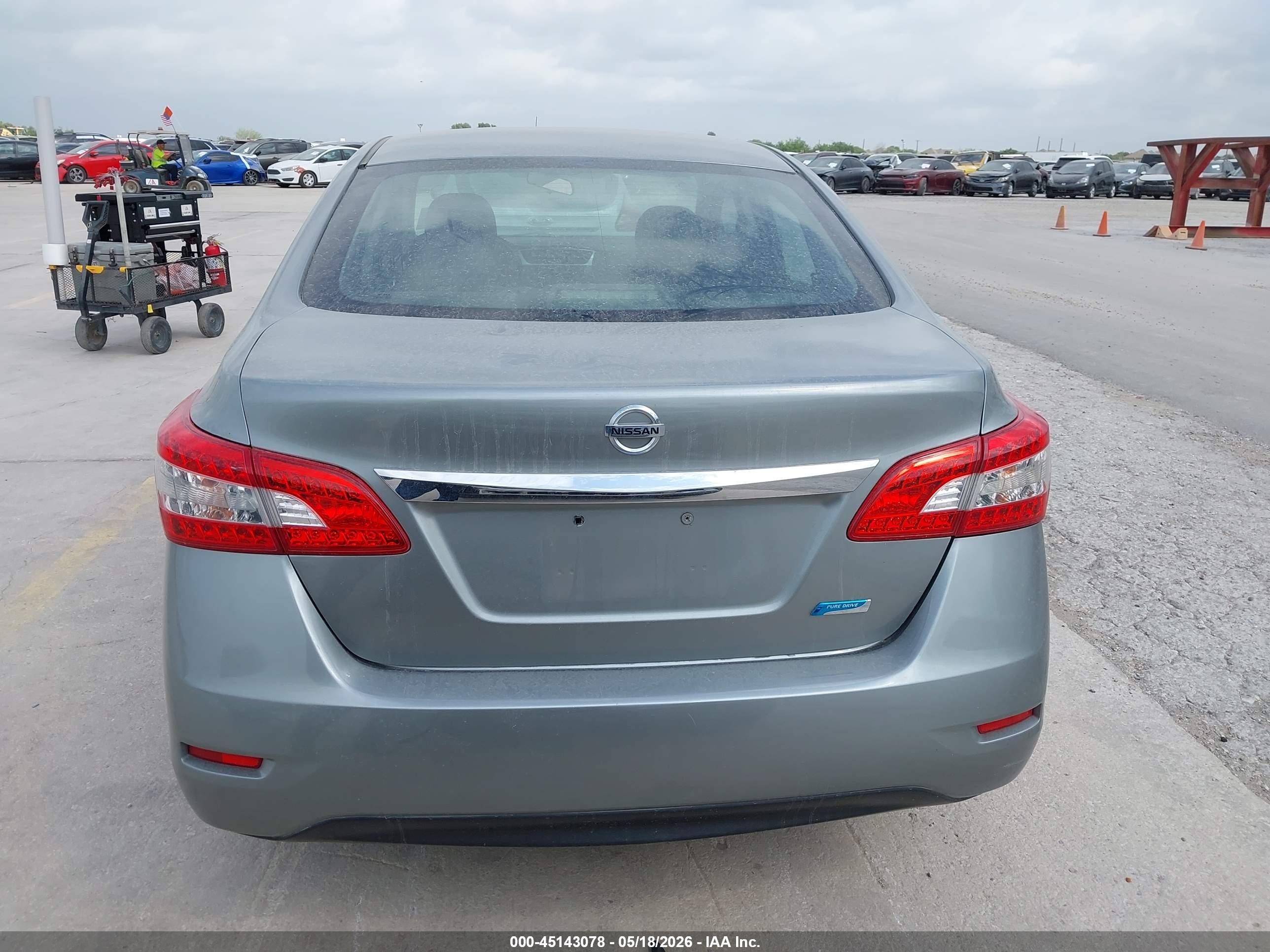 2013 Nissan Sentra S Silver vin: 3N1AB7AP2DL741359
