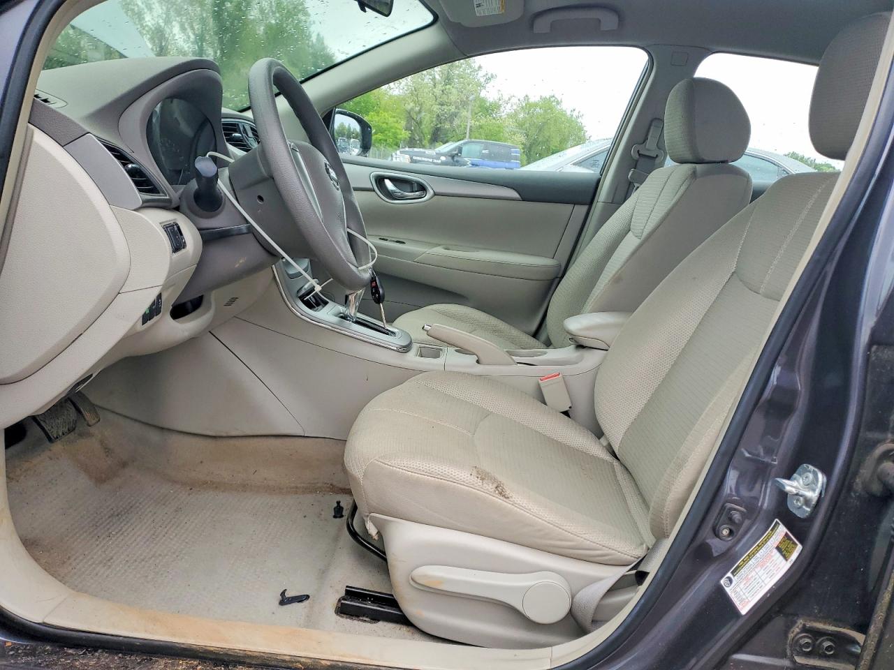 2013 Nissan Sentra S Gray vin: 3N1AB7AP2DL745993
