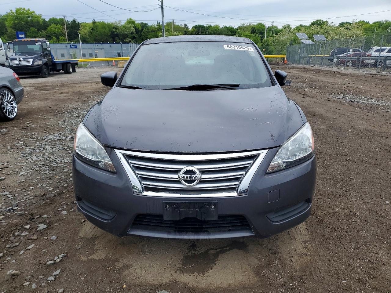 2013 Nissan Sentra S Gray vin: 3N1AB7AP2DL745993
