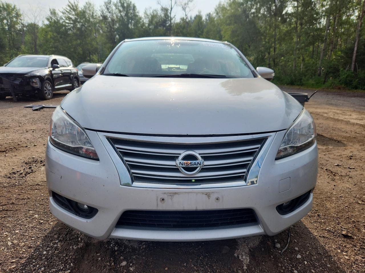 2013 Nissan Sentra S Silver vin: 3N1AB7AP2DL748442