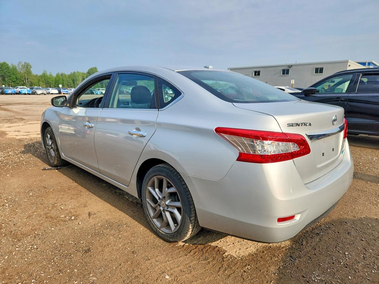 2013 Nissan Sentra S Silver vin: 3N1AB7AP2DL748442