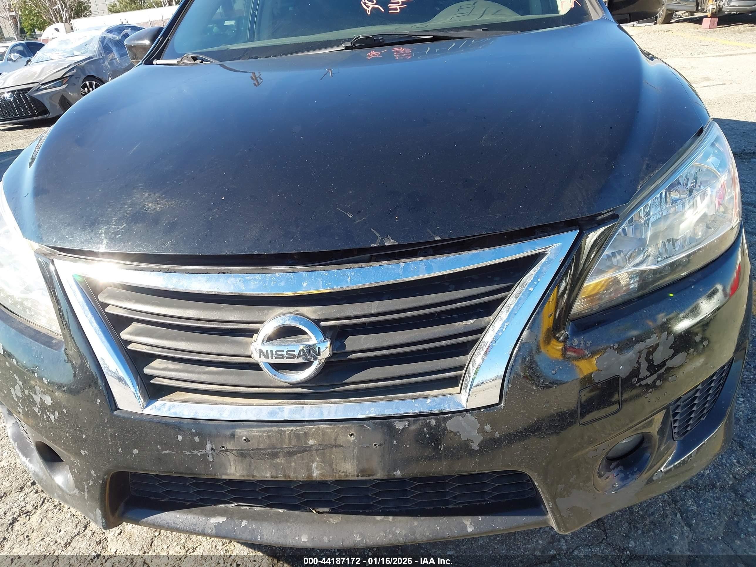 2013 Nissan Sentra Sr Black vin: 3N1AB7AP2DL752023