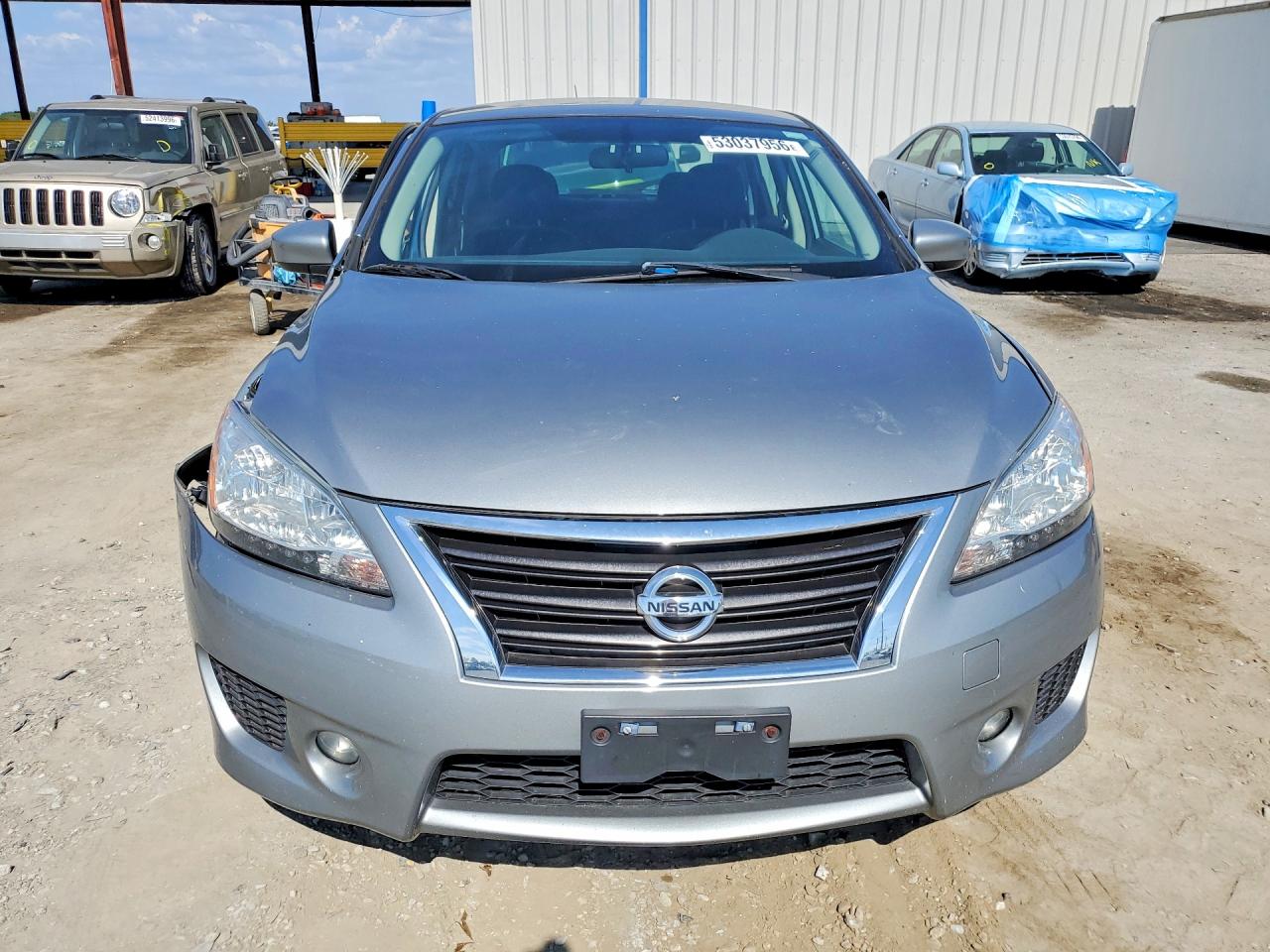 2013 Nissan Sentra S Silver vin: 3N1AB7AP2DL758274