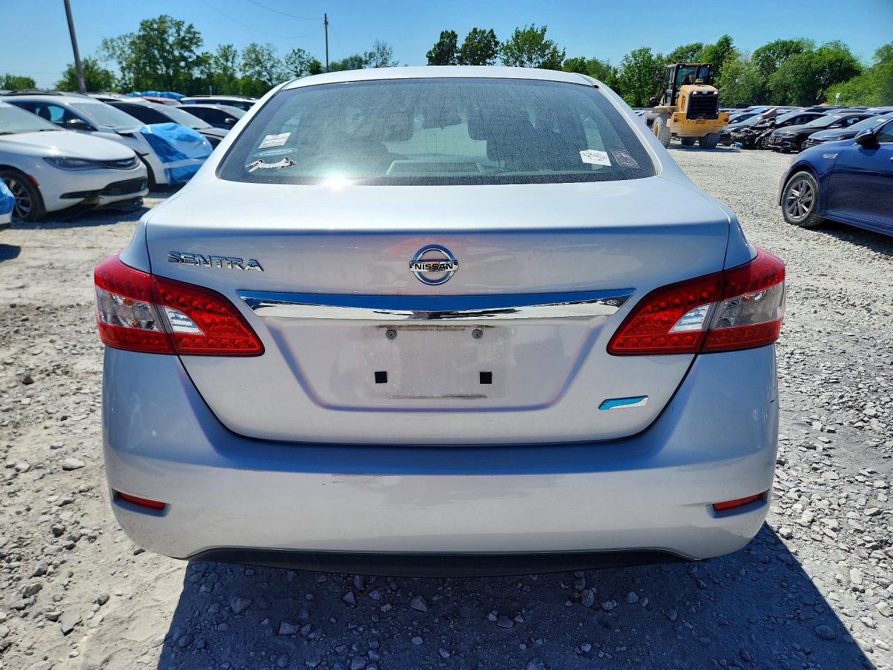 2013 Nissan Sentra S Silver vin: 3N1AB7AP2DL761739