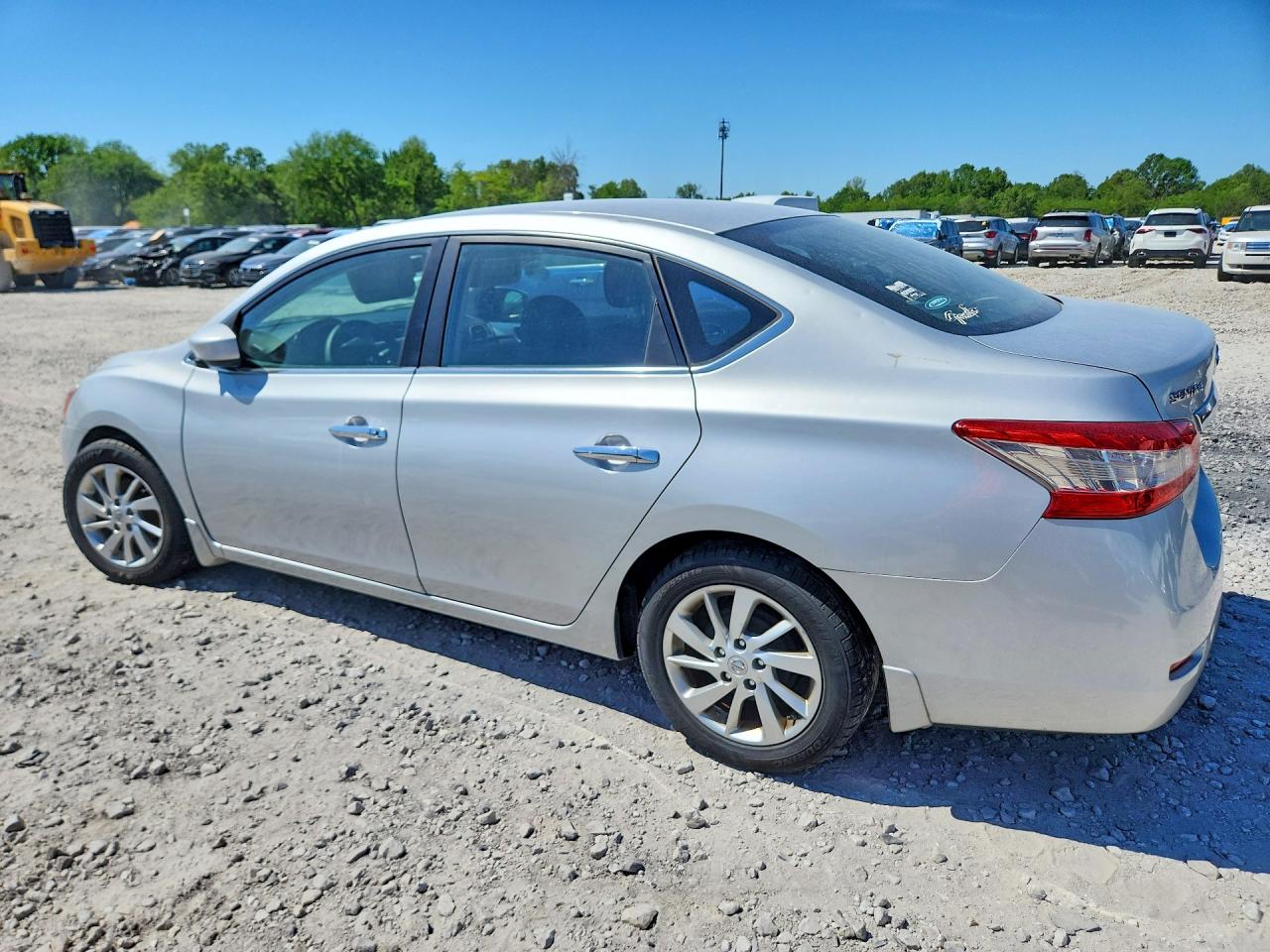 2013 Nissan Sentra S Silver vin: 3N1AB7AP2DL761739