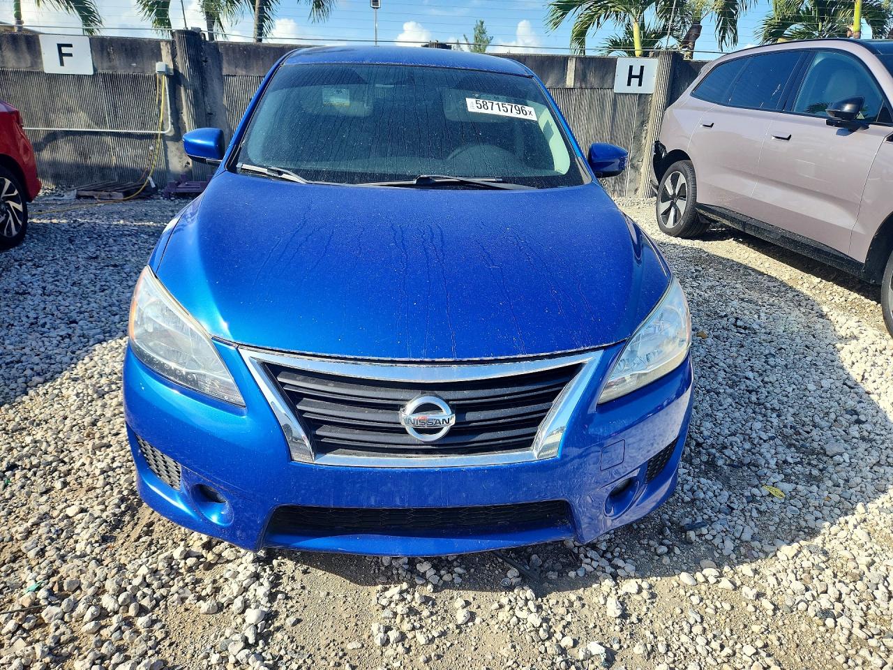 2013 Nissan Sentra S Blue vin: 3N1AB7AP2DL761918