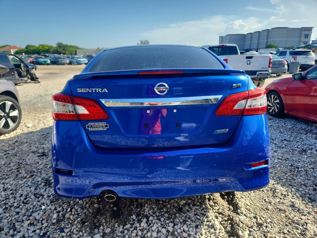 2013 Nissan Sentra S Blue vin: 3N1AB7AP2DL761918