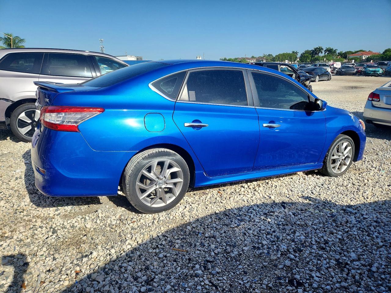 2013 Nissan Sentra S Blue vin: 3N1AB7AP2DL761918