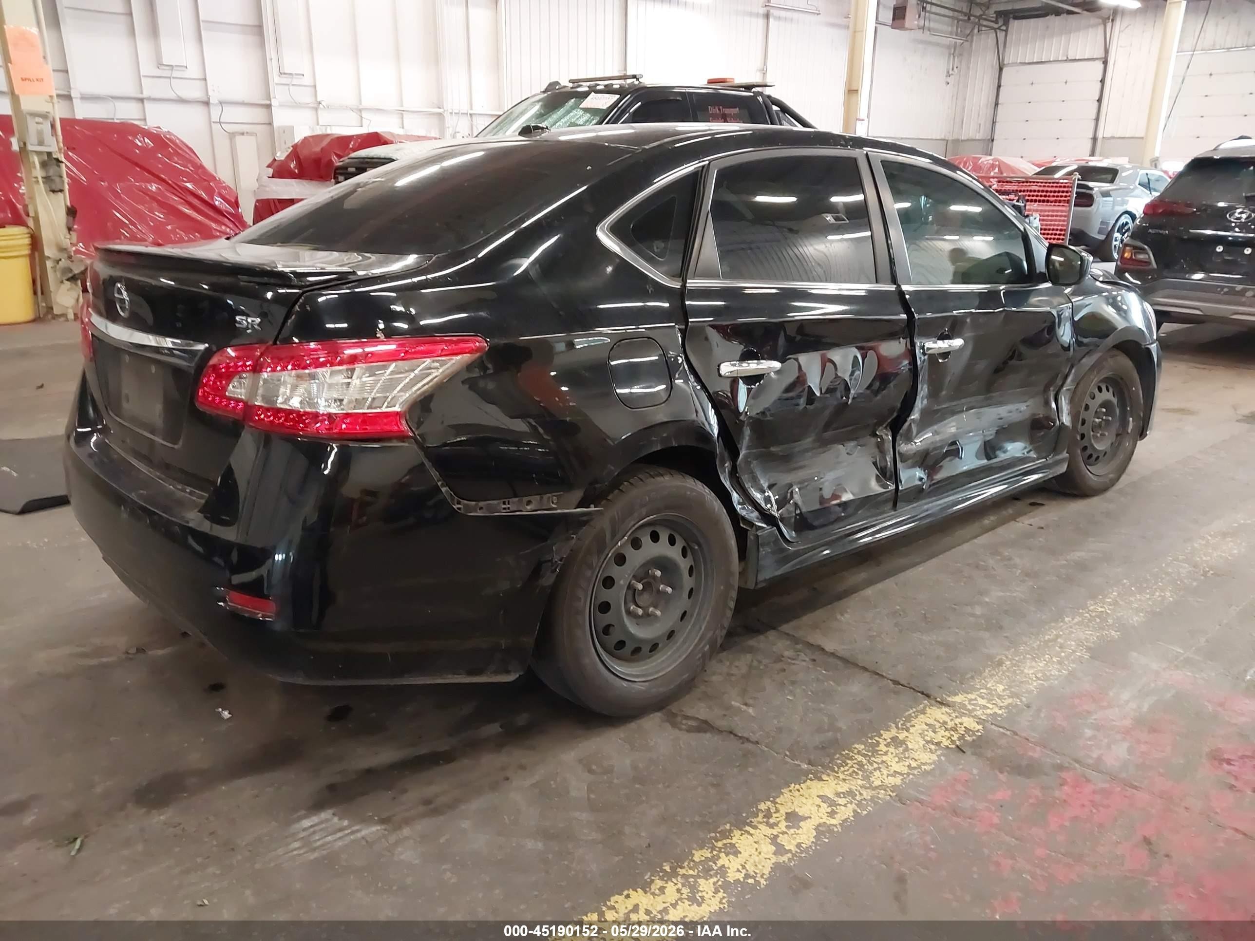 2013 Nissan Sentra Sr Black vin: 3N1AB7AP2DL770411