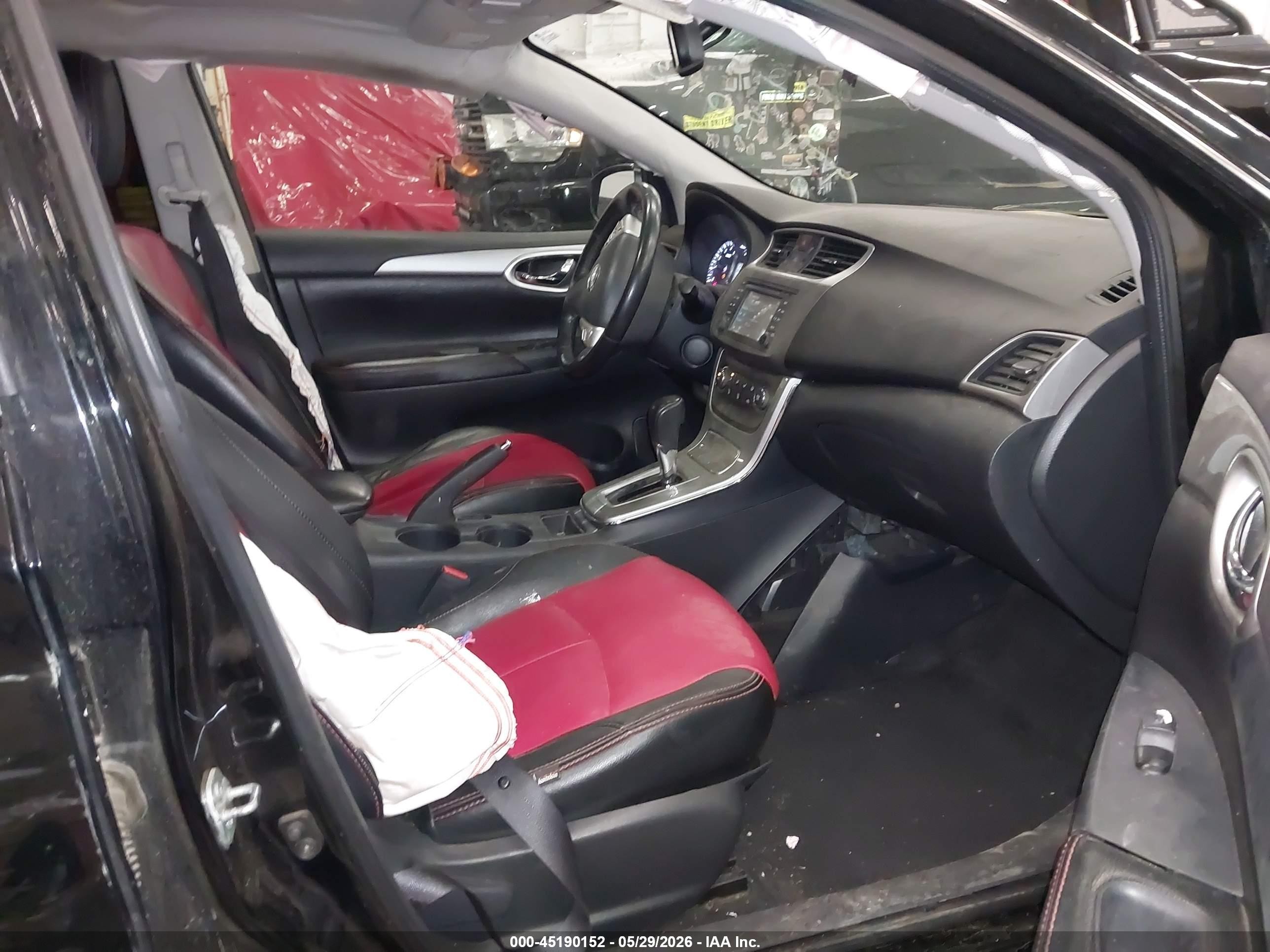 2013 Nissan Sentra Sr Black vin: 3N1AB7AP2DL770411