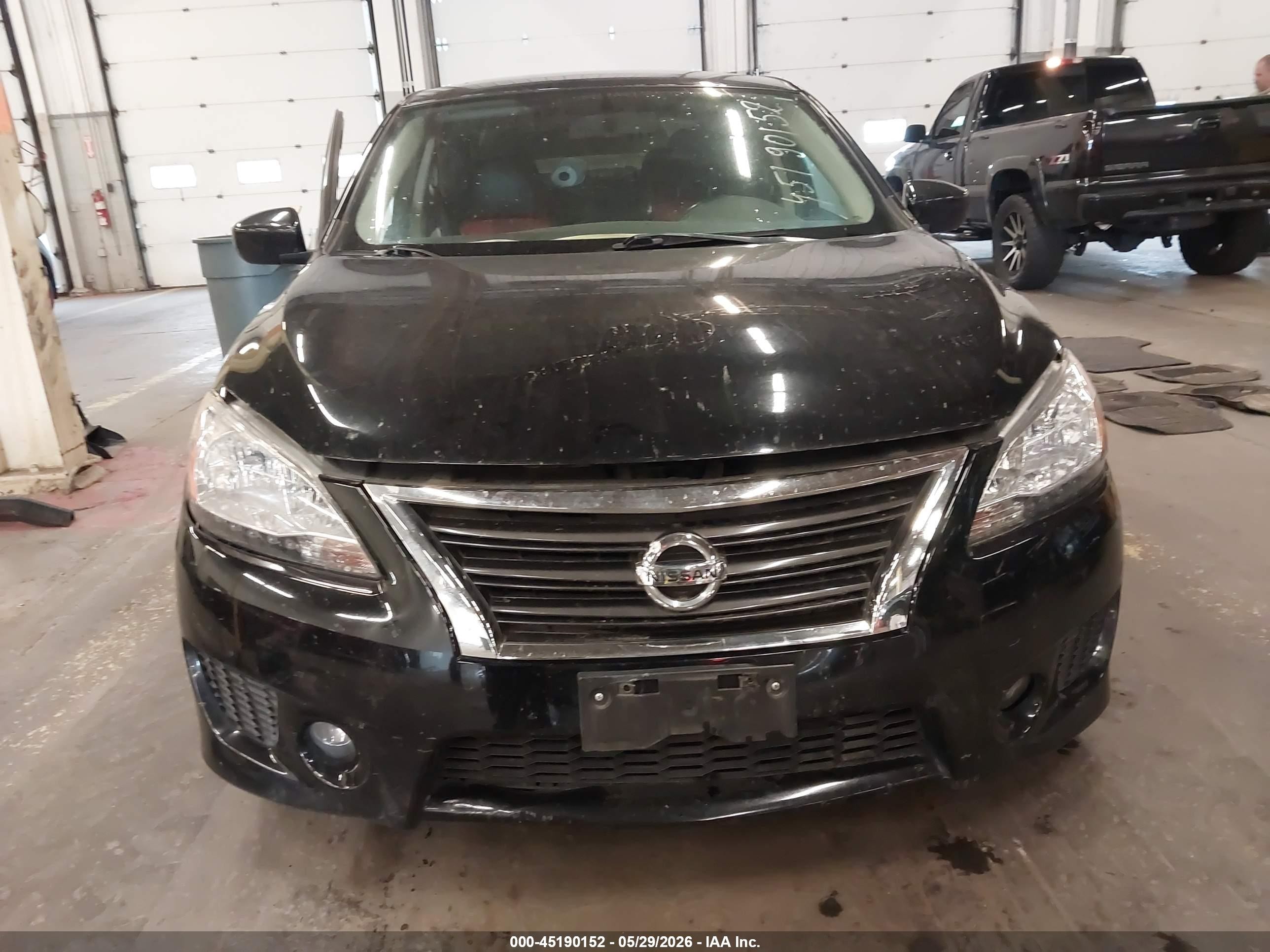 2013 Nissan Sentra Sr Black vin: 3N1AB7AP2DL770411