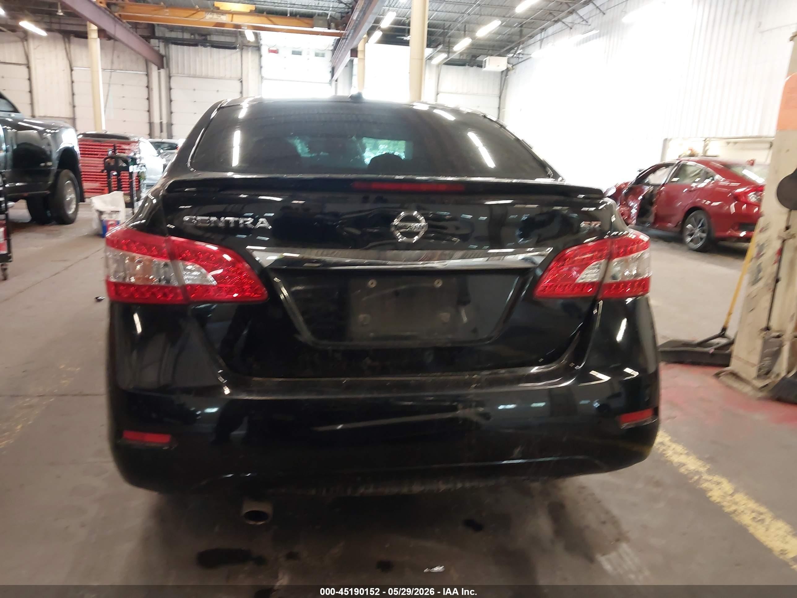2013 Nissan Sentra Sr Black vin: 3N1AB7AP2DL770411