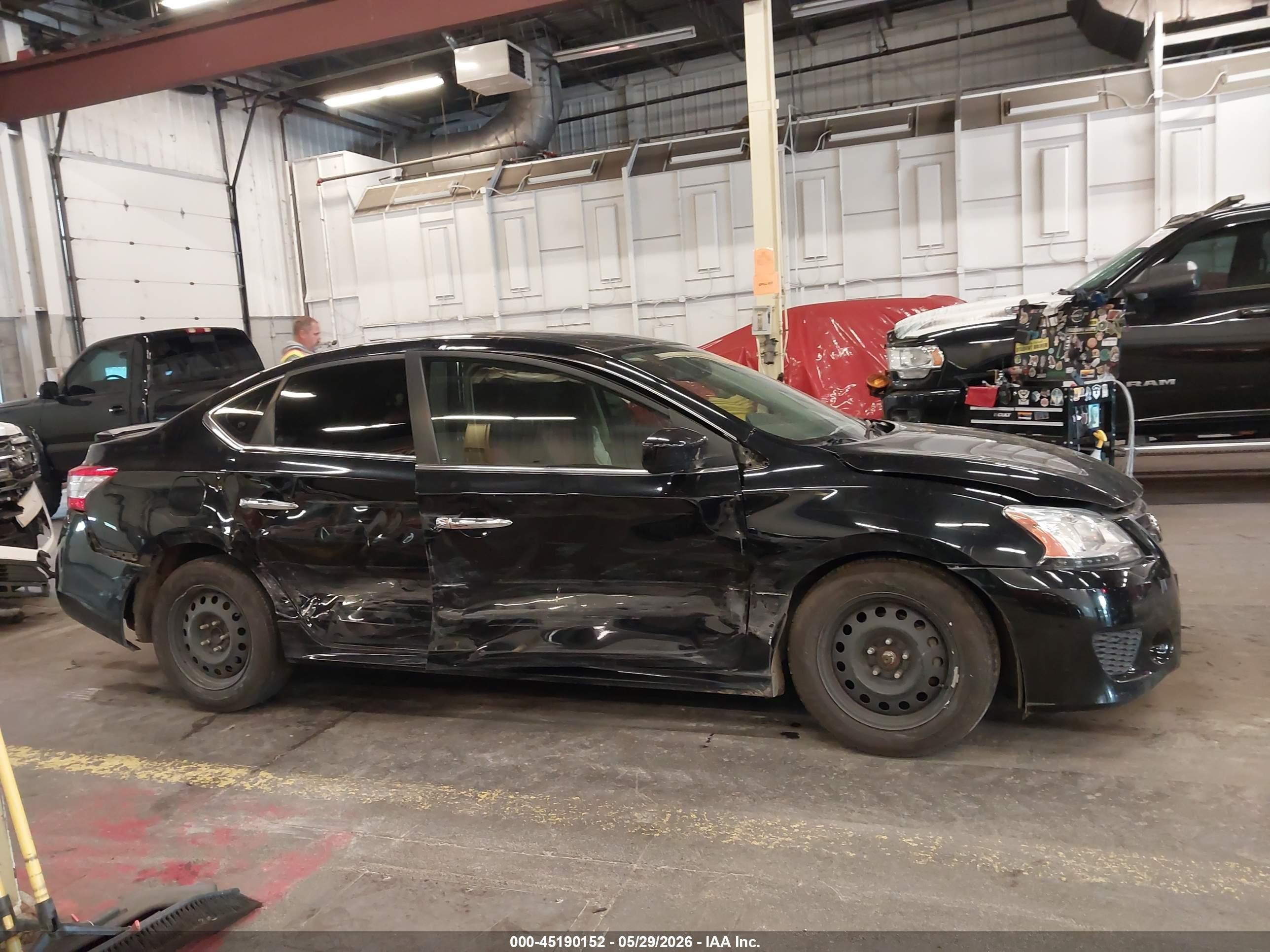 2013 Nissan Sentra Sr Black vin: 3N1AB7AP2DL770411
