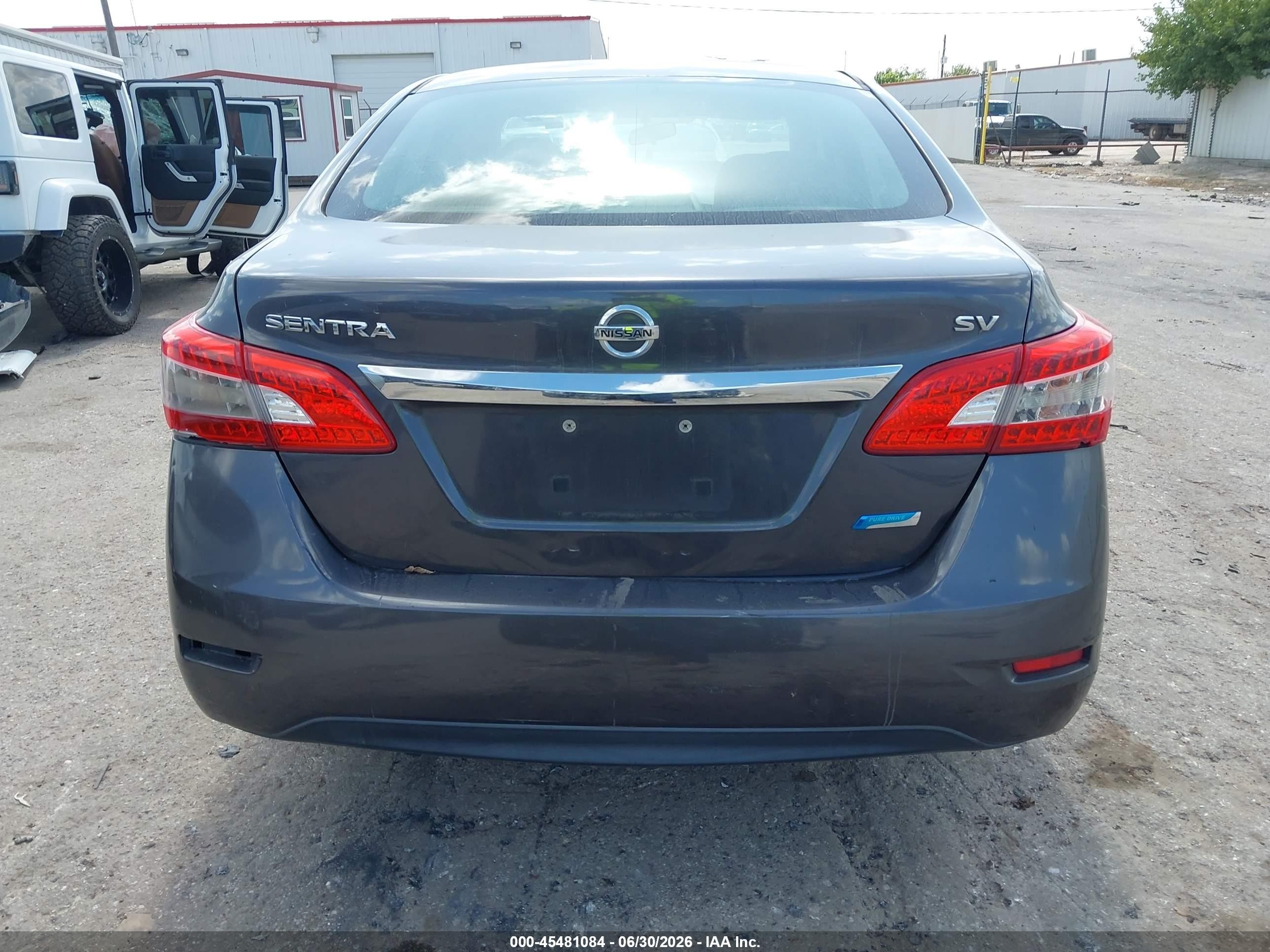 2013 Nissan Sentra Sv Gray vin: 3N1AB7AP2DL776564