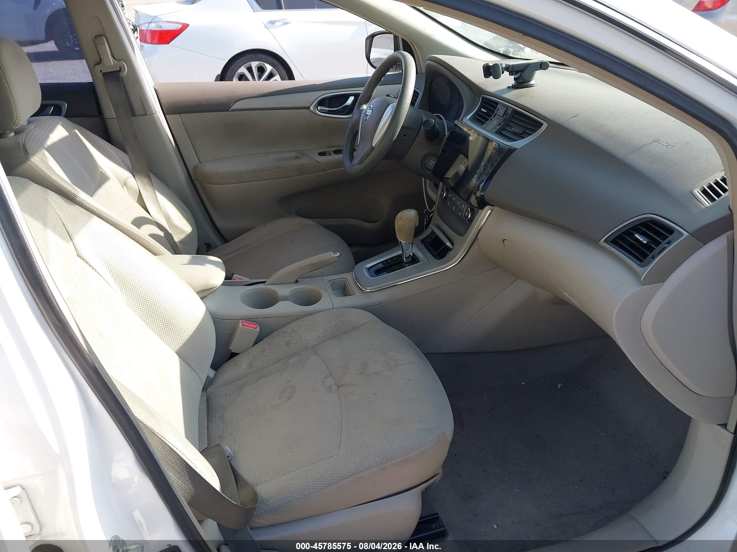 2013 Nissan Sentra S White vin: 3N1AB7AP2DL791176
